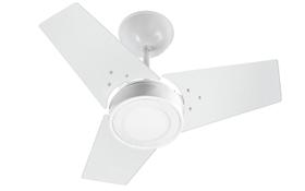 Ventilador De Teto Fit Led Venti-Delta Branco 110V 130 W