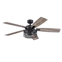 Ventilador de Teto Honeywell Carnegie Industrial 132cm com Luz