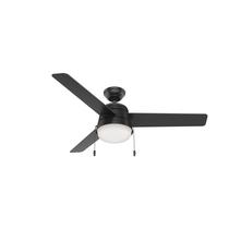 Ventilador de teto Hunter 50386 132cm Luz LED preta fosca Ventilador de teto Hunter 50386 132cm Luz LED preta fosca