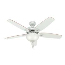 Ventilador de teto Hunter Builder Deluxe 132cm LED Light 5-Blade