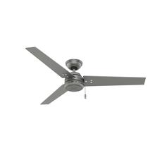 Ventilador de teto Hunter Cassius 132cm com corrente de tração de 3 pás
