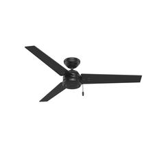 Ventilador de teto Hunter Cassius 52" Matte Black 3 Blades