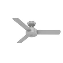 Ventilador de Teto Hunter Presto 44" 3 Hélices Cinza Pomba Controle de Parede Ventilador de Teto Hunter Presto 44" 3 Hélices Cinza Pomba Controle de Parede