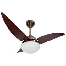 Ventilador de Teto Infinity 1040 Classic Fumê 3 Pás Tabaco 127v
