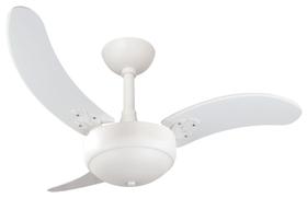 Ventilador de Teto Infinity Commerce Branco 3 Pás MDF Bco 220V+Controle 2006 Ventilador de Teto Infinity Commerce Branco 3 Pás MDF Bco 220V+Controle 2006