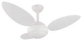 Ventilador de Teto Infinity Commerce Colonial Branco 3 Pás Mdf Branca 220V 1057