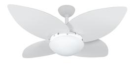 Ventilador de Teto Infinity Lótus Branco 4 Pás Brancas 220V+Controle 1025 Ventilador de Teto Infinity Lótus Branco 4 Pás Brancas 220V+Controle 1025