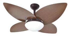 Ventilador de Teto Infinity Lótus Marrom 4 Pás Tabaco 220 V 1025