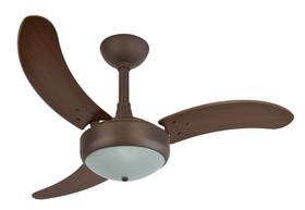 Ventilador de Teto Infinity Lux Marrom 3 Pás MDF Tabaco 220V 2003 Ventilador de Teto Infinity Lux Marrom 3 Pás MDF Tabaco 220V 2003