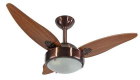Ventilador de Teto Infinity Max Chocolate 3 Pás MDF Mg 110V+Controle 1005