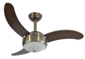 Ventilador de Teto Infinity Max Fumê 3 Pás MDF Tb 110V+Controle 1007