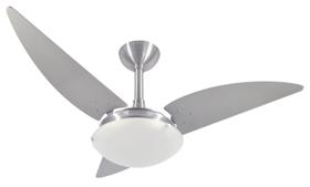 Ventilador de Teto Infinity Plus Es Prata 3 Pás MDF Prata 220V 2012 Ventilador de Teto Infinity Plus Es Prata 3 Pás MDF Prata 220V 2012
