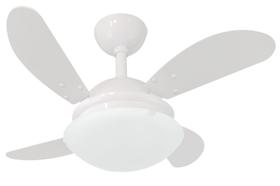 Ventilador de Teto Infinity Plus Mini Branco 4 Pás MDF Branco 110V 1019 Ventilador de Teto Infinity Plus Mini Branco 4 Pás MDF Branco 110V 1019