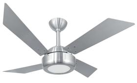 Ventilador de Teto Infinity Premium LED 3000K 4P Mdf Prata 110V+Controle 1043 Ventilador de Teto Infinity Premium LED 3000K 4P Mdf Prata 110V+Controle 1043
