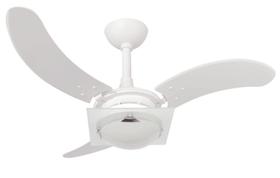 Ventilador de Teto Infinity Ultra Quadrado Branco 3 Pás MDF Br 220V+Controle 2005