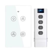 Ventilador de Teto Inteligente Wi-Fi com Luz - 2/3 Vias, Controle Remoto e Velocidade