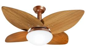 Ventilador de Teto Jet Aspen Venti-delta 4Pás Freijo + Controle
