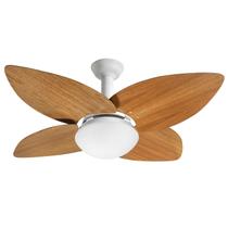 Ventilador de Teto Jet Aspen Venti-delta Branco 4Pás Freijó 220 V + Controle Ventilador de Teto Jet Aspen Venti-delta Branco 4Pás Freijó 220 V + Controle
