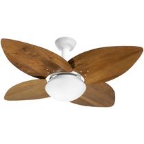 Ventilador de Teto Jet Aspen Venti-delta Branco 4Pás Imbuia 220 V