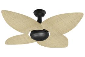 Ventilador de Teto Jet Aspen Venti-Delta Preto Rattan 110V