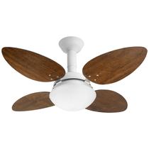 Ventilador de Teto Jet Pétalo Venti-delta Branco 4Pás Imbuia 110V+Controle Rem. Ventilador de Teto Jet Pétalo Venti-delta Branco 4Pás Imbuia 110V+Controle Rem.