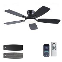 Ventilador de teto JSAITEE 42" Low Profile Light Remote 6 Velocidades Ventilador de teto JSAITEE 42" Low Profile Light Remote 6 Velocidades