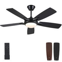 Ventilador de teto Kviflon 132cm com luzes e controle remoto de 6 velocidades Ventilador de teto Kviflon 132cm com luzes e controle remoto de 6 velocidades