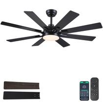Ventilador de teto Kviflon 52" LED Light Remote App Control