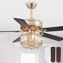 Ventilador de teto Kviflon Farmhouse de 52 polegadas com luz e controle remoto dourado Ventilador de teto Kviflon Farmhouse de 52 polegadas com luz e controle remoto dourado