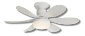 Ventilador De Teto Lâmpada Led Controle Bocal E27 Potente
