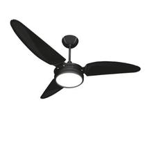 Ventilador de Teto Laura Led Branco Frio Resistente à Maresia Preto Fumê 127V Ventilador de Teto Laura Led Branco Frio Resistente à Maresia Preto Fumê 127V
