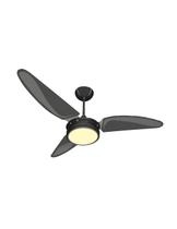 Ventilador de teto laura led branco quente 18w pás em policarbonato - ventex Ventilador de teto laura led branco quente 18w pás em policarbonato - ventex