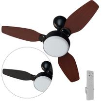 Ventilador de teto Led 3 pás Inverter dupla face com controle remoto - Legacy (110V/220V)