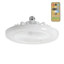 Ventilador De Teto LED Com Controle Remoto Inteligente E Base Conversora E27 Para Sala De Estar Ventilador De Teto LED Com Controle Remoto Inteligente E Base Conversora E27 Para Sala De Estar