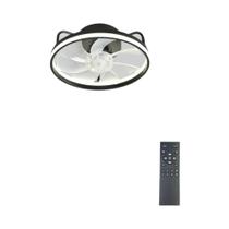 Ventilador De Teto LED De Perfil Baixo Com Controle Remoto, 6 Velocidades, Temporizador E Motor DC Ventilador De Teto LED De Perfil Baixo Com Controle Remoto, 6 Velocidades, Temporizador E Motor DC
