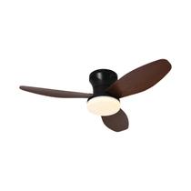 Ventilador De Teto LED Grande De 34,6'' Com Luz E Controle Remoto, 3 Lâminas Para Quarto, Sala De