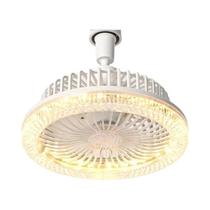 Ventilador De Teto LED Inteligente Com Controle Remoto Para Sala De Estar, Quarto, Casa Moderna E