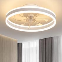 Ventilador de teto LED KDG de 15,8" com luz remota 110V