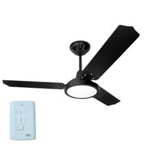 Ventilador De Teto Led Lorensid Preto 127v Ventilador De Teto Led Lorensid Preto 127v