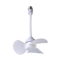 Ventilador De Teto LED Moderno Com Base USB E27 E Extensor De Mangueira Para Quarto E Sala De Estar