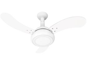 Ventilador De Teto Led One Led Branco 3 Pás Laqueadas Brancas Led 18W 6000K 130W 127V C3V 02-3100 Ventidelta Ventilador De Teto Led One Led Branco 3 Pás Laqueadas Brancas Led 18W 6000K 130W 127V C3V 02-3100 Ventidelta