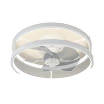 Ventilador De Teto LED Preto E Branco Com Baixo Ruído Para Sala De Estar, Jantar, Quarto, Cozinha, Ventilador De Teto LED Preto E Branco Com Baixo Ruído Para Sala De Estar, Jantar, Quarto, Cozinha,