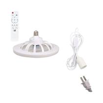 Ventilador De Teto LED Regulável E27 Com Controle Remoto E 3 Velocidades Ajustáveis Para Sala De Ventilador De Teto LED Regulável E27 Com Controle Remoto E 3 Velocidades Ajustáveis Para Sala De