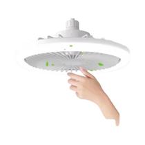 Ventilador De Teto LED Rotativo 3 Em 1 Com Controle Remoto Inteligente, Base E27 Para Quarto,