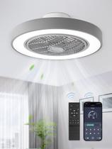 Ventilador de teto LEDIARY 20" Bladeless Remote Light Grey