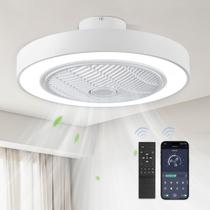 Ventilador de teto LEDIARY 22" Bladeless Light Remote 6 Velocidades