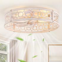 Ventilador de teto LEDIARY 23" Farmhouse Bladeless com controle remoto de luz