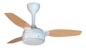 Ventilador de teto legacy br 3p branco e pinus c/r inverter bivolt ventisol