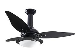 Ventilador de Teto Loren-Sid Aristocrata Preto Residence (R) Preto M1 127V Pa Injetada Preta 3P05I-PT Ref-2397
