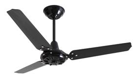 Ventilador de Teto Loren-Sid Comercial M3 Preto RV 220V com Pás Injetadas Pretas ref-2579